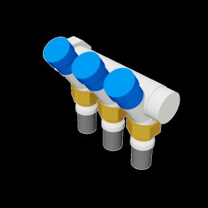 Kolektor I Inkeluar Valsir 3/4''X3X1/2'' Blu