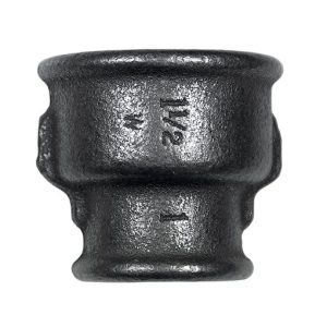 Mufë reduktuese e zezë 1" x 1/2"