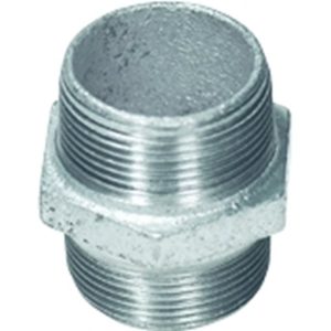 Nipel gjashtëkëndor i galvanizuar 1/2"