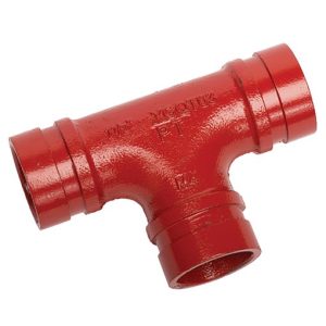 Tee grooved e kuqe 4"